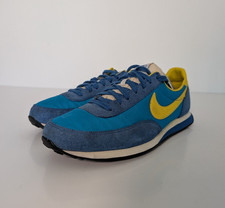 Nike Elite Vintage Trainers Mens UK 10 Ocean Blue Suede Running Shoes AJ2565-400