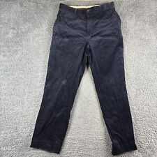 VTG Ralph Lauren Corduroy Trousers Mens W33 L31 Blue Navy Straight Dark Wash