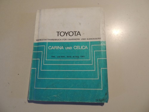 Workshop manual toyota celica - workshop,