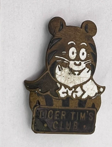 1940 tiger tim - tim's, enamel