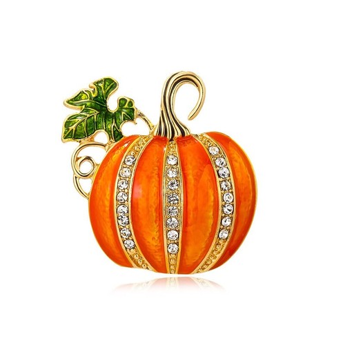 1pcs enamel pumpkin brooches - 1pcs,