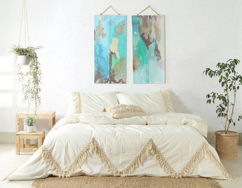 Plain white tassel - plain,