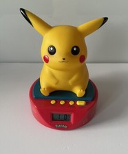 Vintage Late 1990's Nintendo Pokemon Pikachu Digital Alarm Clock