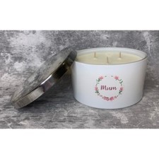 Homemade scented 3 wick mum