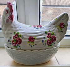 Vintage Rosie Hen Egg Holder