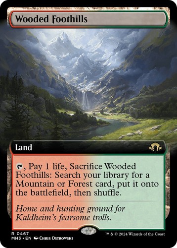 Wooded foothills extended - wooded, (extended