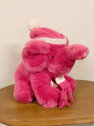Vintage 1980s pink elephant - 1980s,