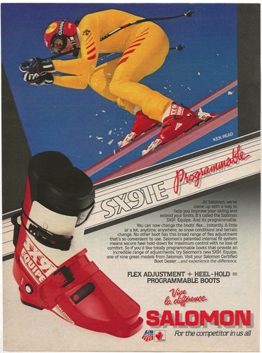 Vintage print salomon sx91 - print, ad