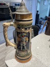 Vintage German Stein Jug With
