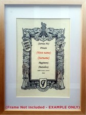 REMEMBRANCE SCROLL WITH