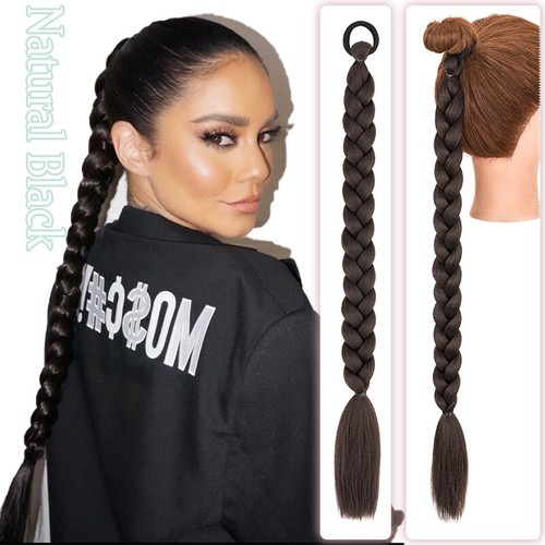 Braid ponytail wrap on - ponytail,