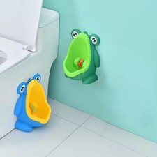 Kids Baby Toilet Frog Potty Urinal Boys Toddler Training Potty Trainer Bathroom
