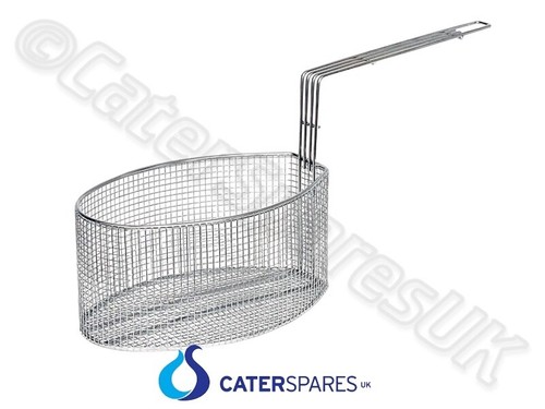 Oval shaped chip fryer basket - shaped,