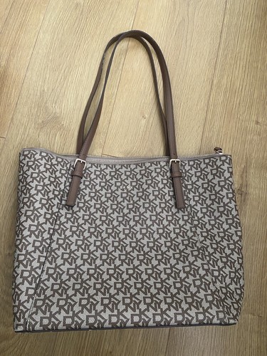 Dkny brown pvc - brown, coated