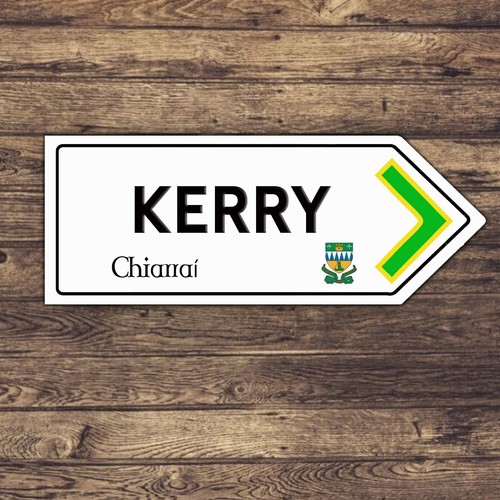 Kerry irish county road sign - ,