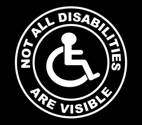 Not all disabilities are - all,