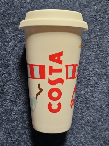 Costa coffee snowman ceramic - coffee,