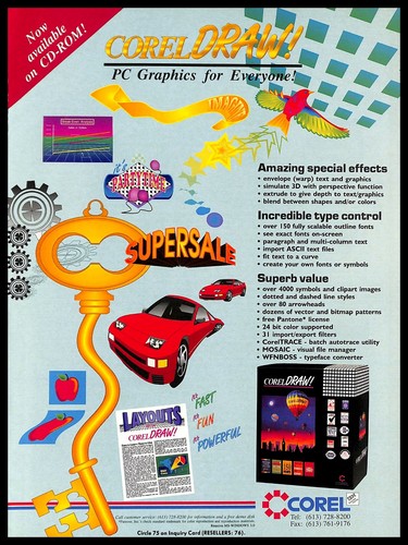 1991 corel draw - 1991,