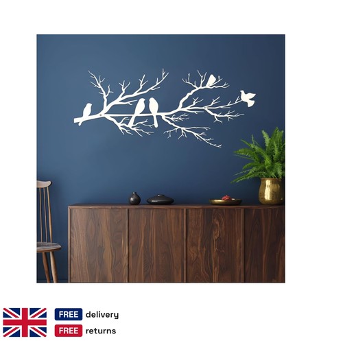 Bird branch metal wall hanging - wall,