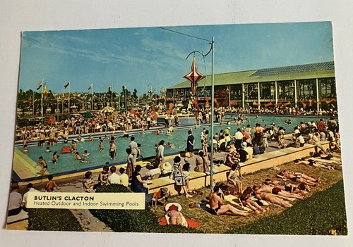 Post card butlin clacton - card,