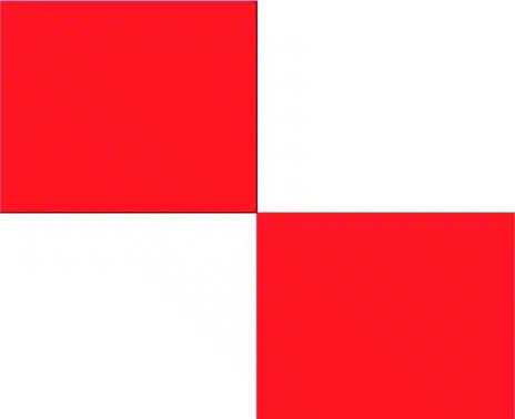 Talamex signal flag - u, x
