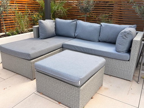 Shape corner rattan sofa - shape,