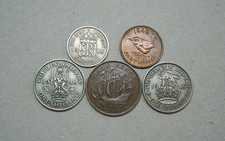 Set of 5 Coins from 1948