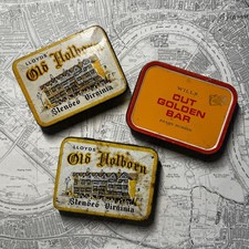 Vintage Cigarette Tobacco Tins