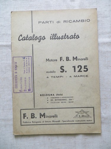 Orig minarelli s 125 4 - orig.", f.b.minarelli