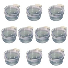 10 x CAGE BIRD FEEDERS Egg