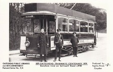 Bensham Tram Saltwell Road Gateshead 1918 Pamlin Prints photo postcard 9/4