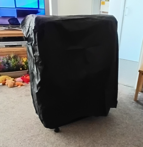 Black folding single guest - folding,