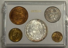 1965 Mexican coin mint set