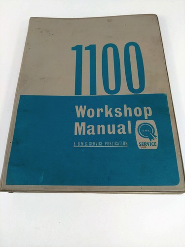 1100 workshop manual bmc - 1100,