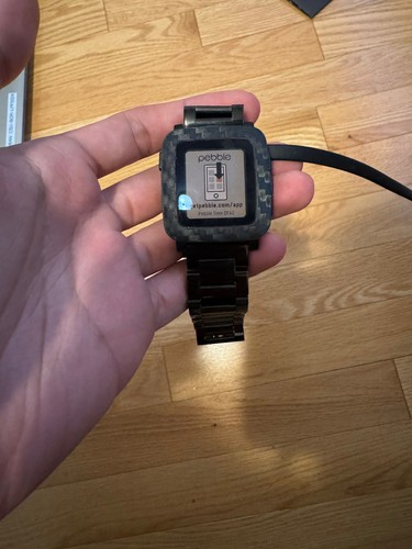 Pebble time watch - time,