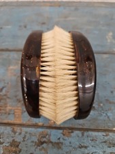 Vintage Tortoiseshell Clothes Brushes Pair