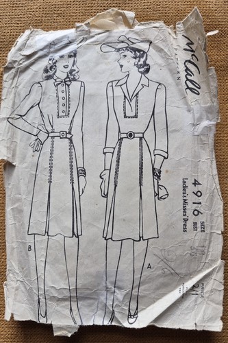 Original 1940s dress two - original,