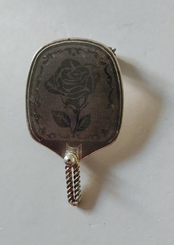 Vintage silvertone decorated - vintage,