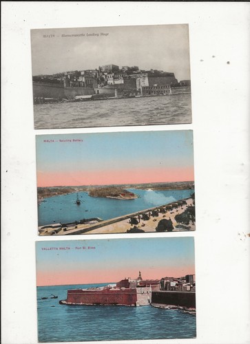 Malta old postcards 1930s - malta, 6