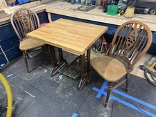 Singer Sewing Machine Pub Cafe Tables And Chairs