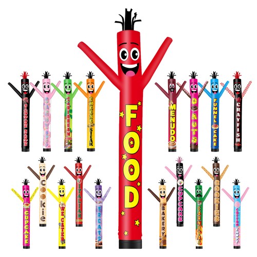 Inflatable food wacky - food,
