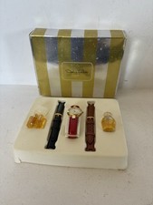 Vintage Oscar De La Renta 4ml Miniature Watch Gift Set Womens Fragrance BNIB