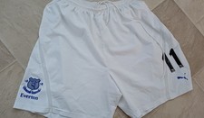 Vintage Puma Everton Player Issued Shorts - Mark Pembridge