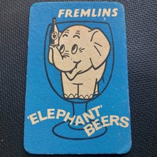 Fremlins beer mat - cat, no