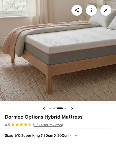 Brand new dormeo super king - super,