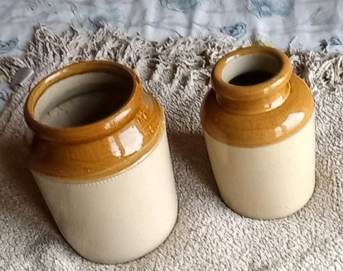 Vintage stoneware pottery - vintage,