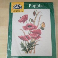 DMC Cross Stitch Kit - Poppies