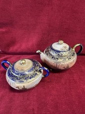 Noritake Desert Scene Teapot and Sugar Bowl With ‘A’ Mark