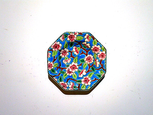 Antique octagonal longwy apple - octagonal,