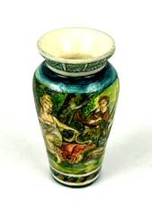 Janet Reyburn Rococo Style Vase Doll House Artisan 1/12 Miniature IGMA